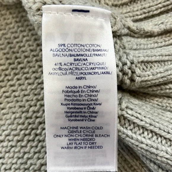 Chaps Zip Up Sweater - Picture 4 of 9